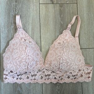 Momanda Lace Plunge Nursing Bralette